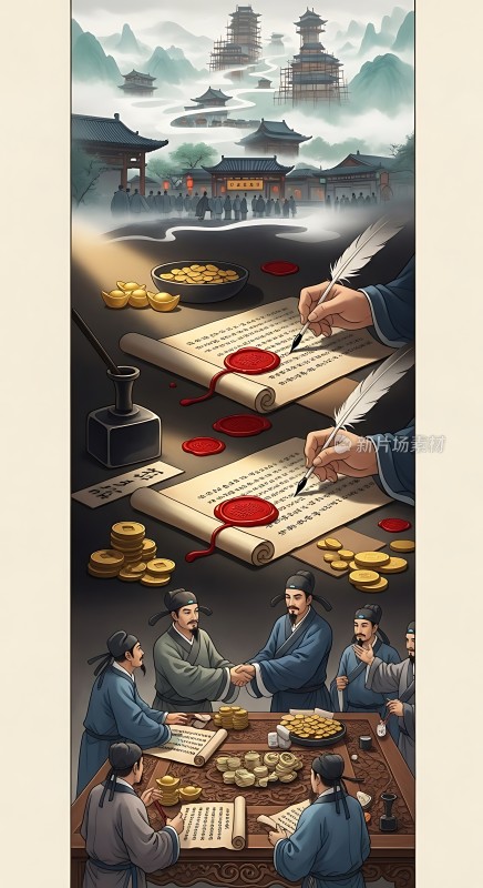 古代交易场景