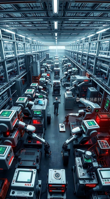 未来工厂智能机器人生产线