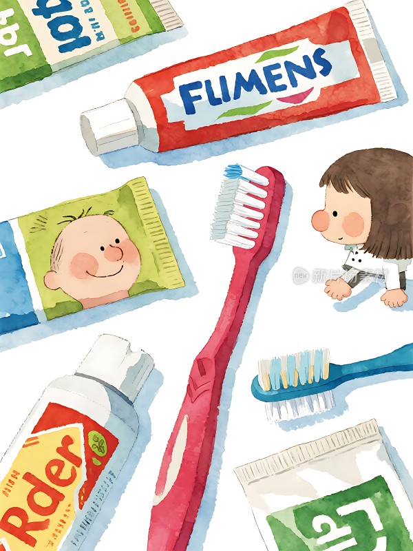 牙膏牙刷儿童口腔护理