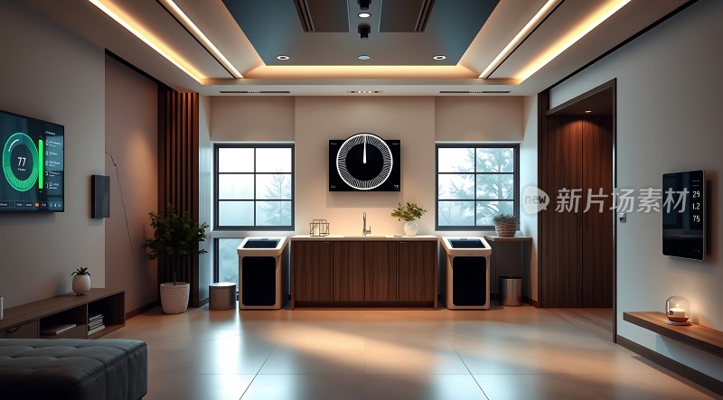 现代家居设计简约风格科技感十足