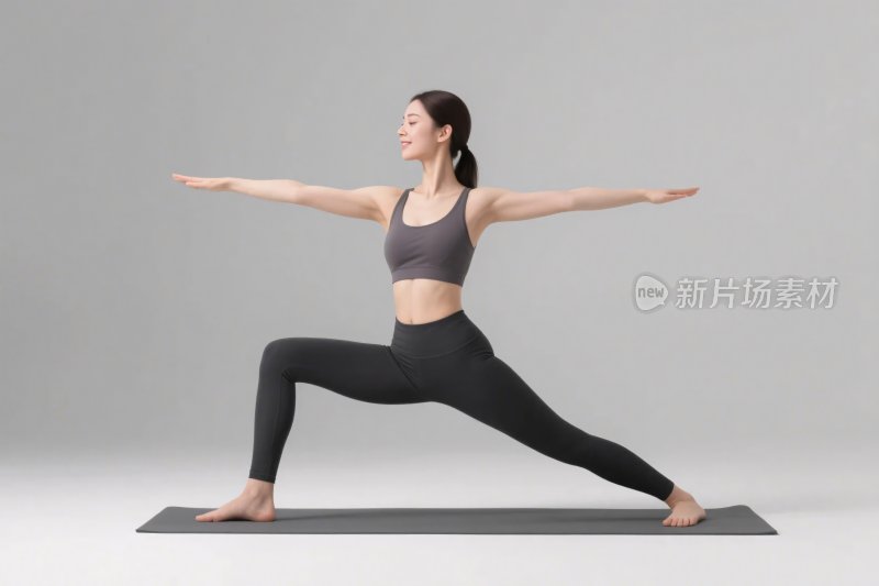 女性瑜伽动作展示