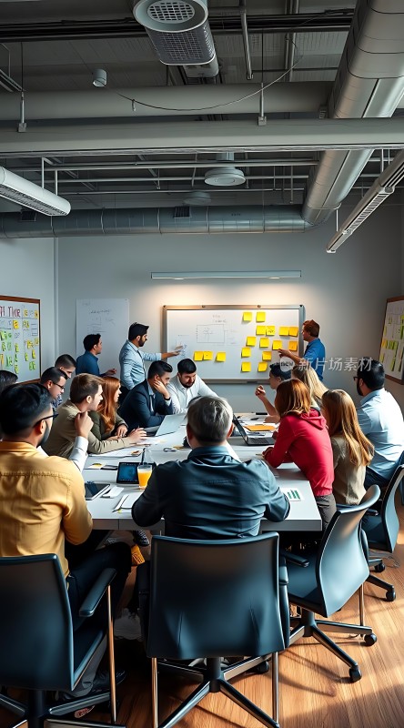 团队协作头脑风暴会议