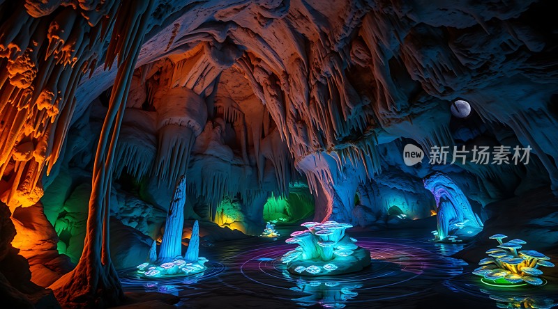神秘洞穴奇景