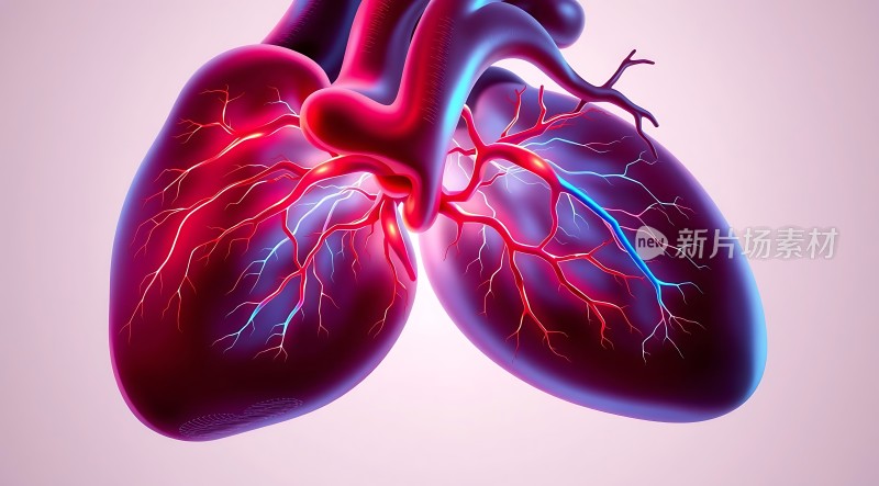 心脏与肺部的血管网络