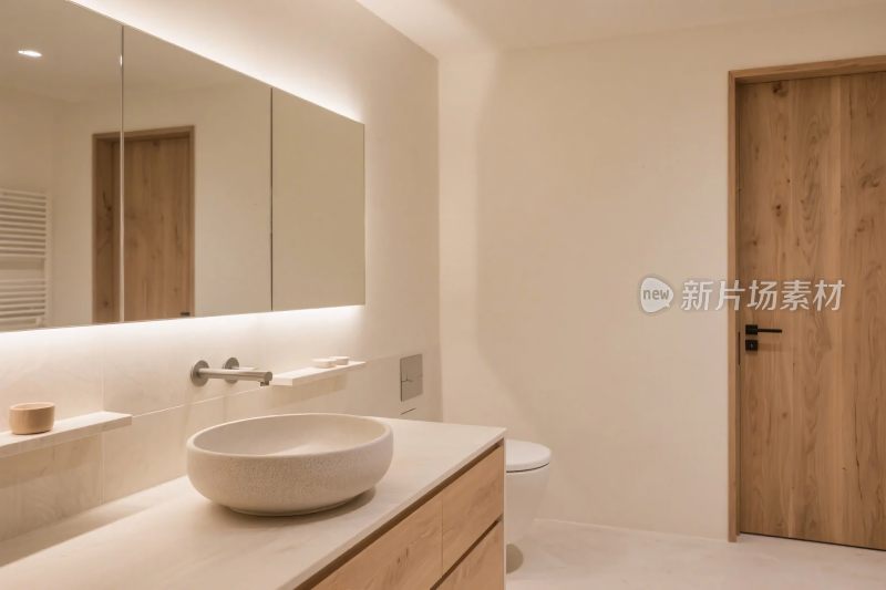 现代简约卫生间场景
