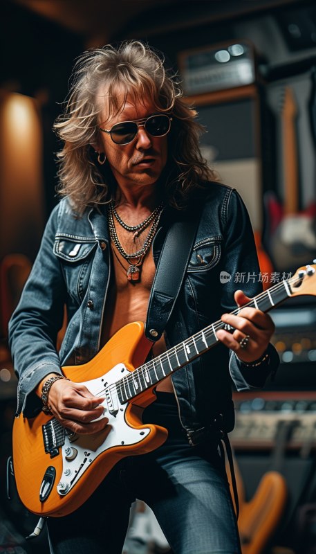 摇滚吉他手录音