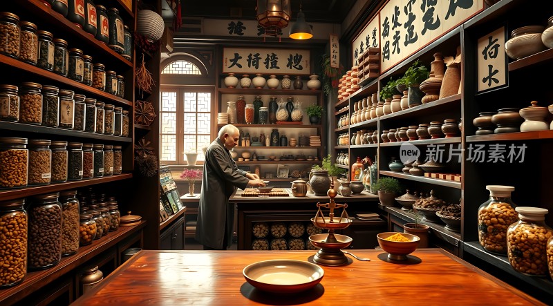 老药铺里的时光