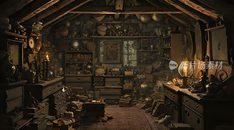 古旧作坊的秘密角落