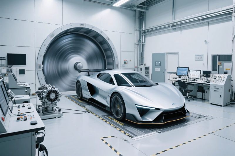 超跑风洞测试场景