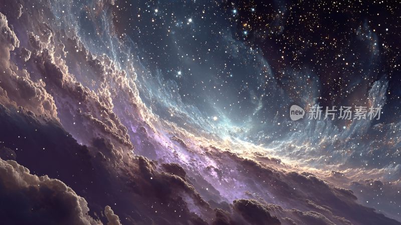 梦幻绚丽的星空宇宙景象