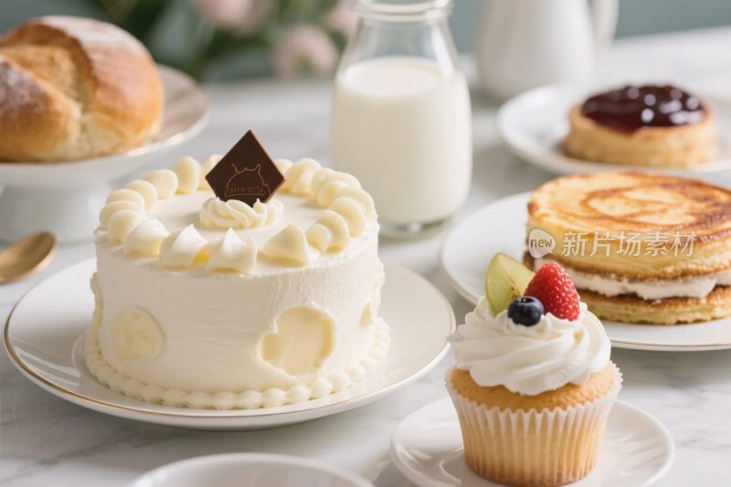 精美甜点展示图