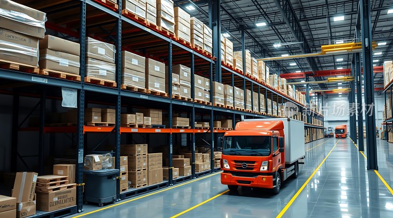 仓库运输物流繁忙