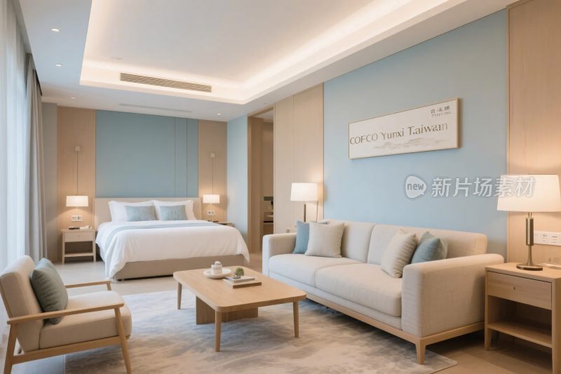 现代简约酒店客房