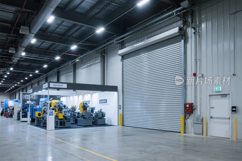 工业厂房内部场景