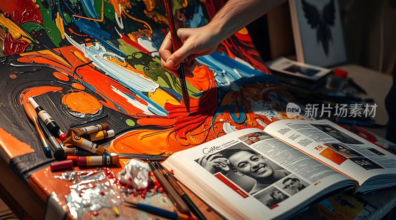 艺术创作灵感迸发