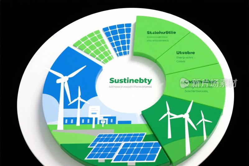 可持续能源主题图