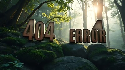 迷路森林中的404错误页面 迷路森林中的404错误页面