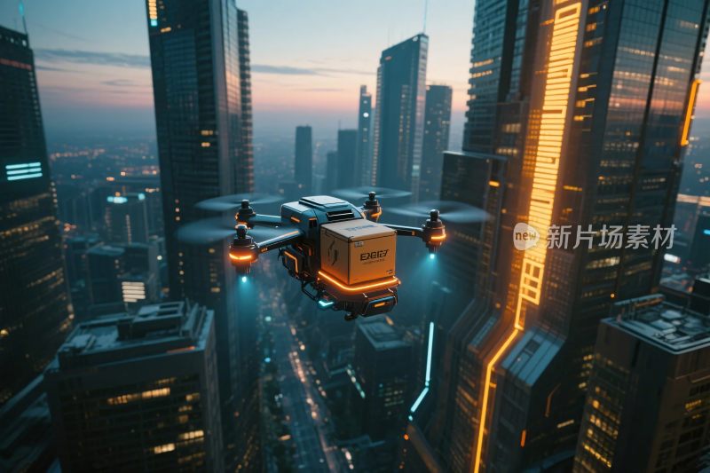 未来城市无人机配送