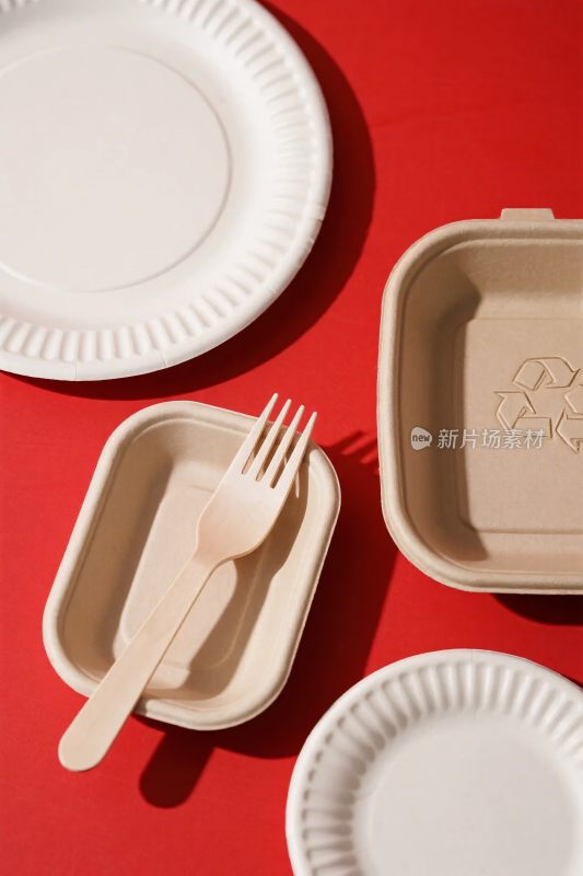 环保一次性餐具展示