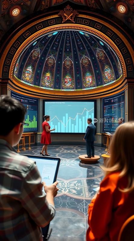 金融分析会议现场