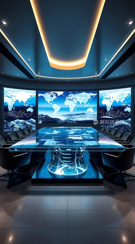 未来科技会议室全球视野尽在眼前