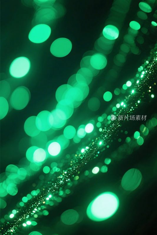 绿色光斑艺术背景
