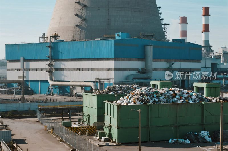 工业场景与废弃物堆积