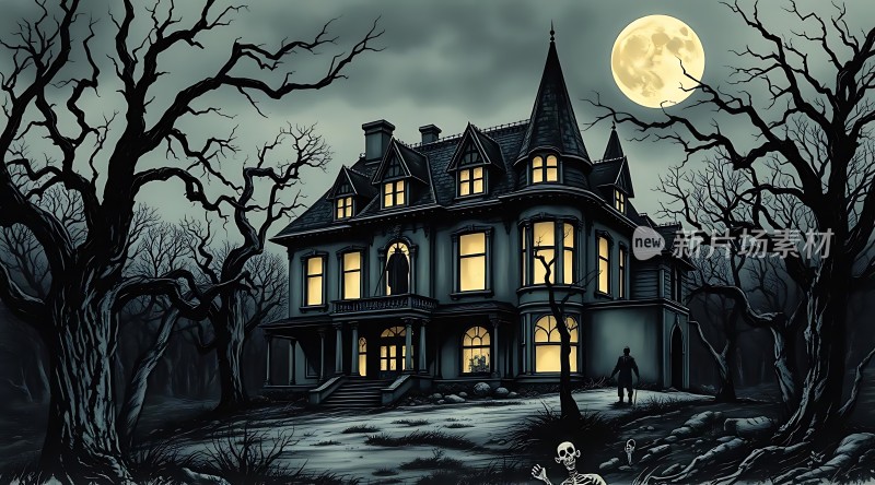 鬼影幢幢的神秘庄园