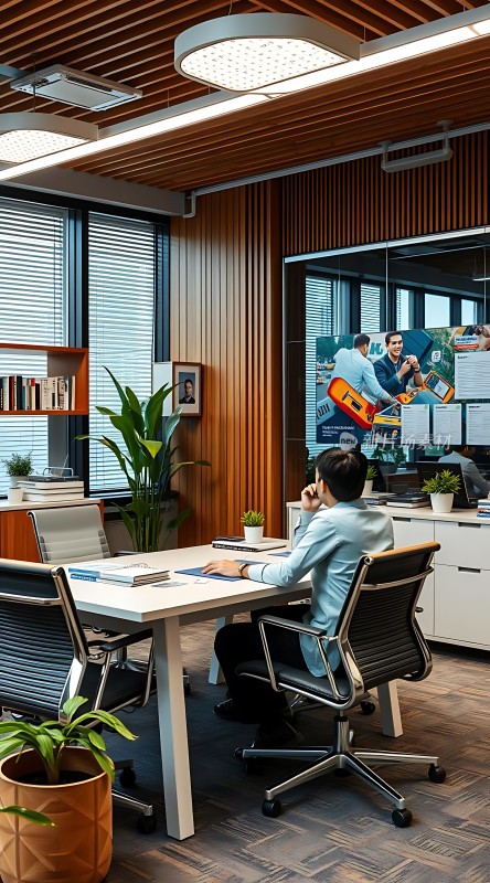 现代办公空间高效协作环境