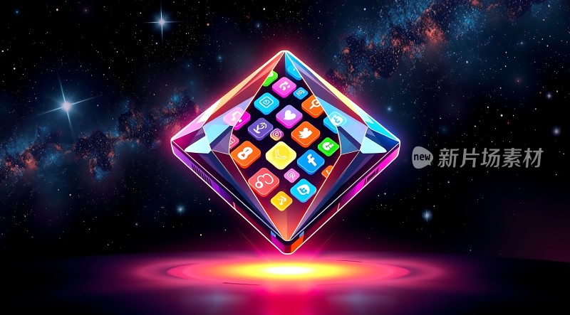 新片场素材科技与宇宙的结合