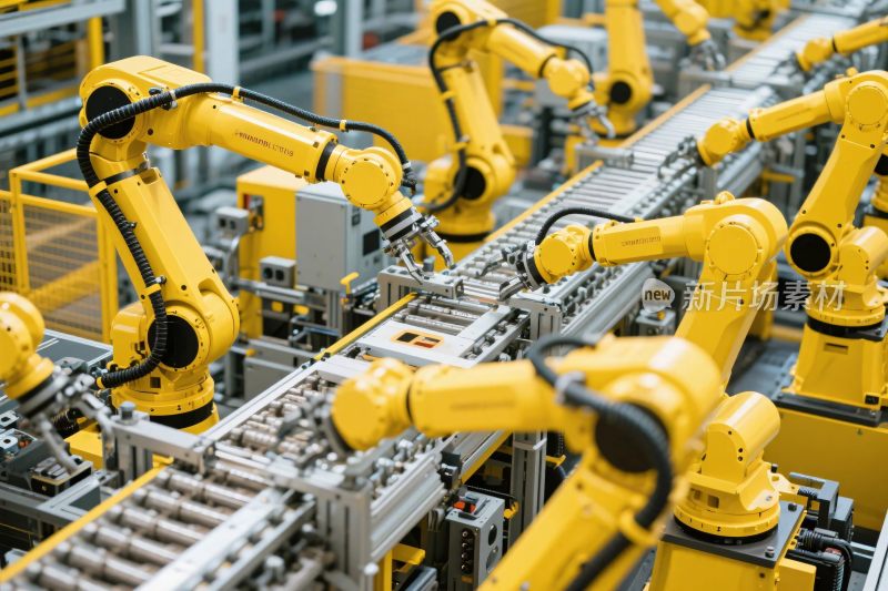 工业机械臂生产线