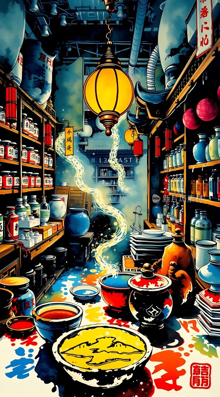 **古色古香瓷器店**