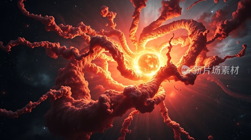 宇宙奇观星云与恒星