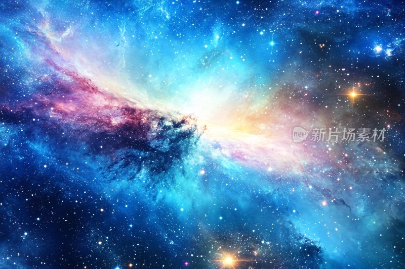 梦幻绚丽的星空景象