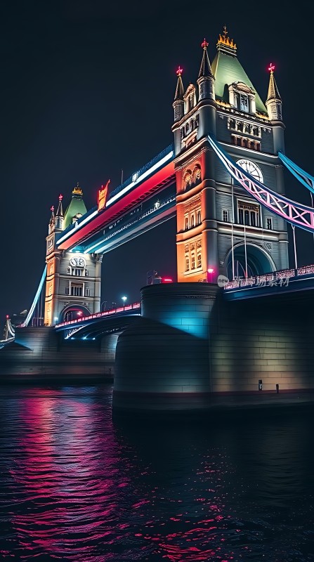 伦敦塔桥夜景