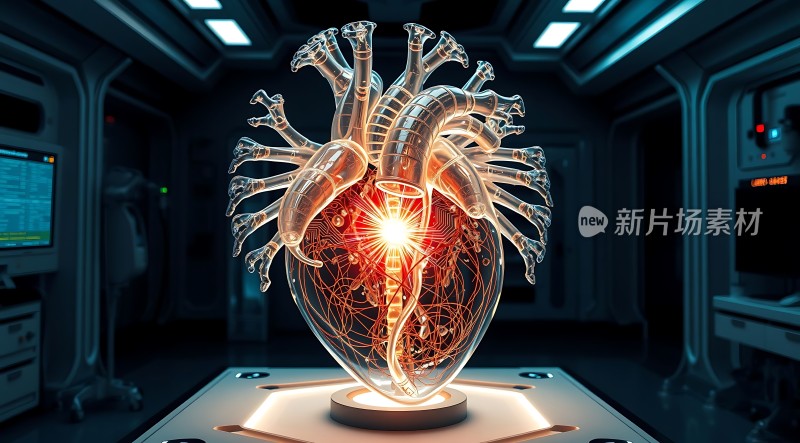 透明机械心脏装置