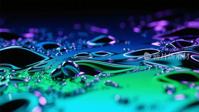 霓虹液体流体特效图