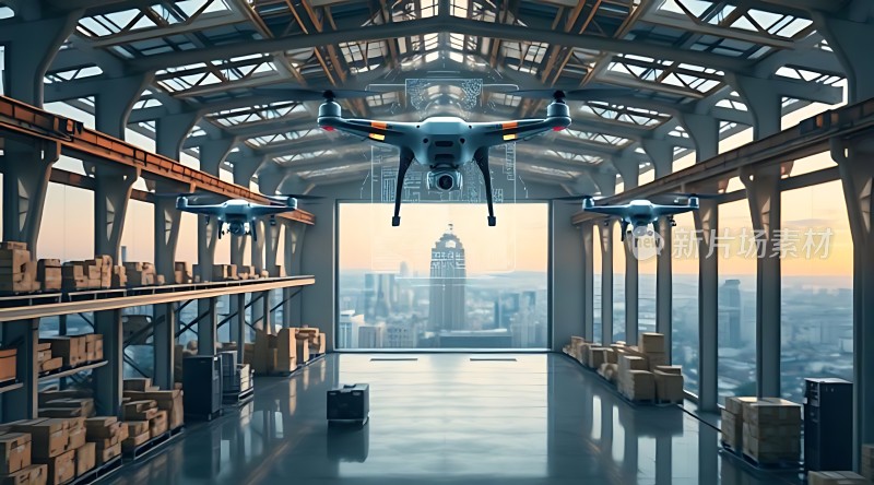 无人机仓库配送中心