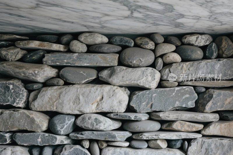 石墙石块堆砌纹理