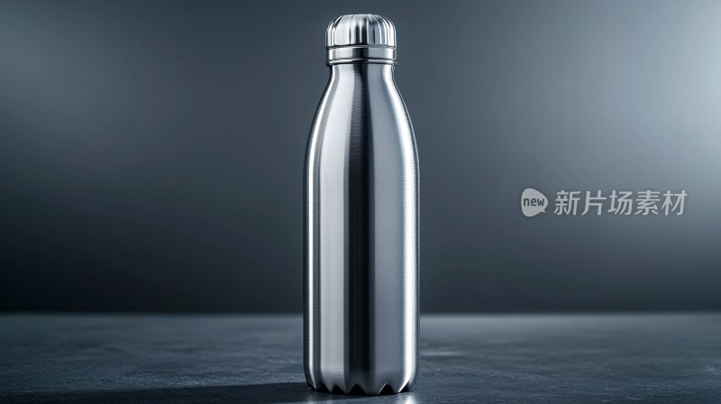 不锈钢水瓶静物图