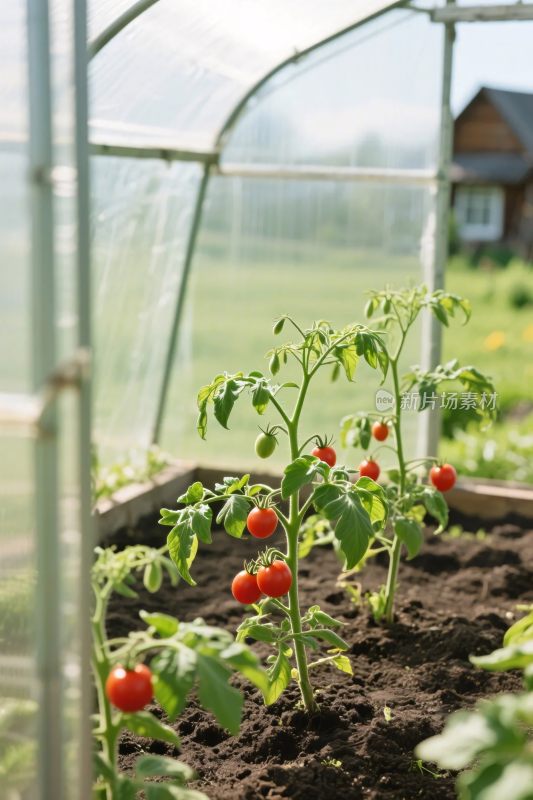 温室番茄种植场景
