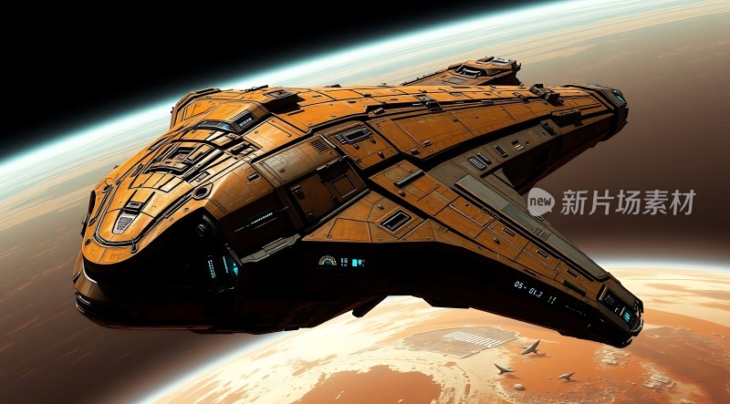 星际飞船探索未知宇宙