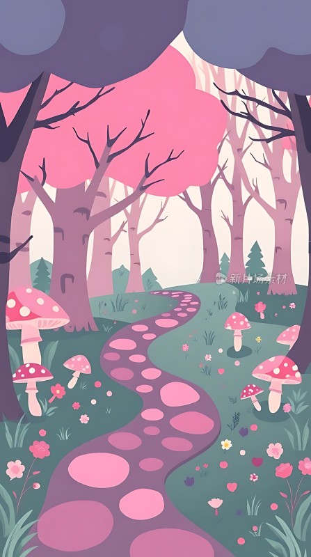 粉红森林小径之旅