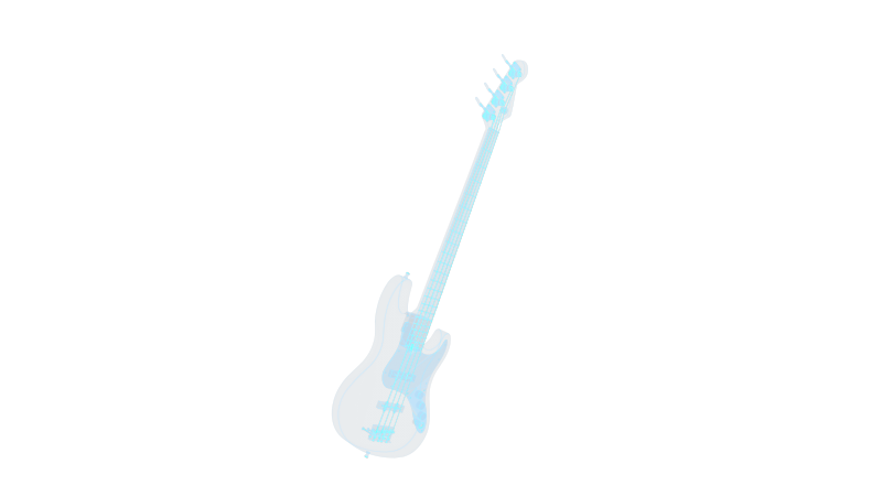 芬达贝斯 电子吉他摇滚歌手音乐节音乐舞台