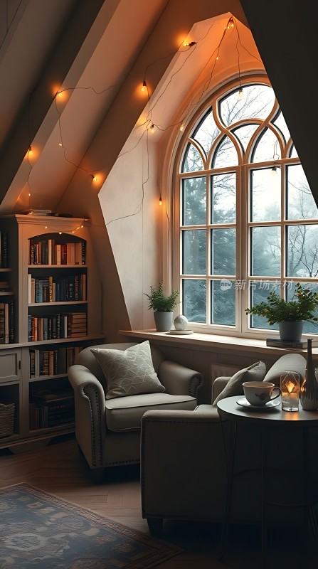 温馨角落舒适阅读时光