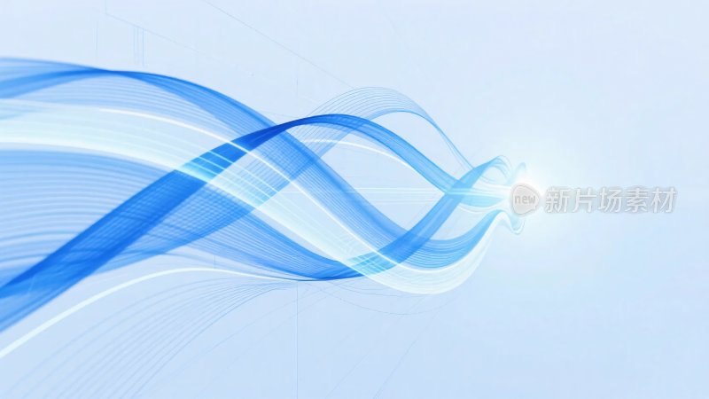 蓝色动感线条背景图