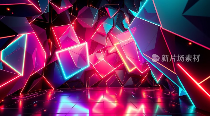霓虹几何世界