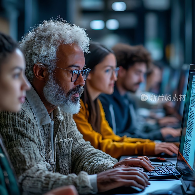 专注工作团队高效协作办公环境