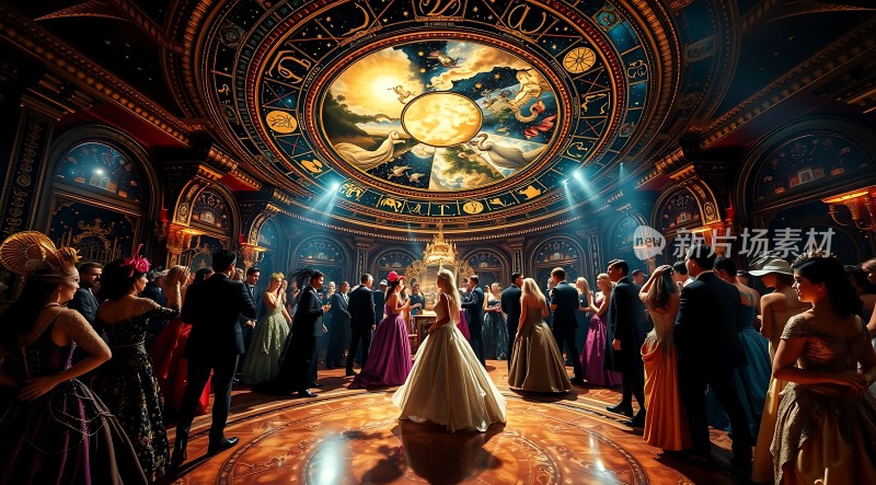华丽舞会上的星空之梦
