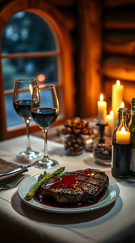 烛光晚餐浪漫时刻